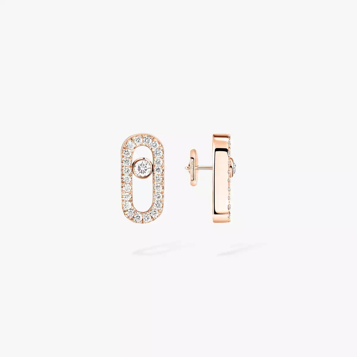 [AuraEcho]Move Uno Diamond Earrings