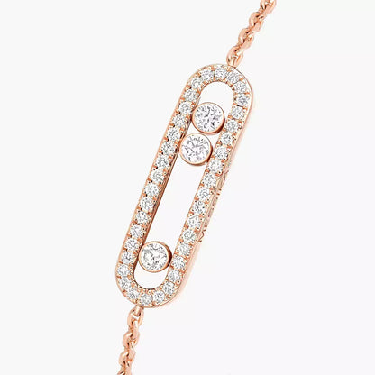 [AuraEcho]Pavé Baby Move Diamond Bracelet