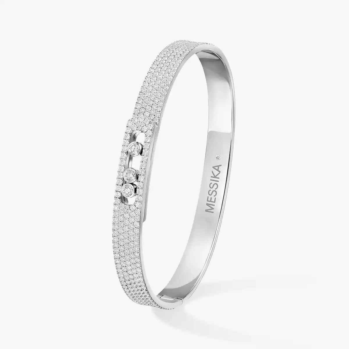 [AuraEcho]Move Noa Full Pavé Diamond Bangle Bracelet