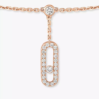 [AuraEcho] Move Uno pavé ankle bracelet