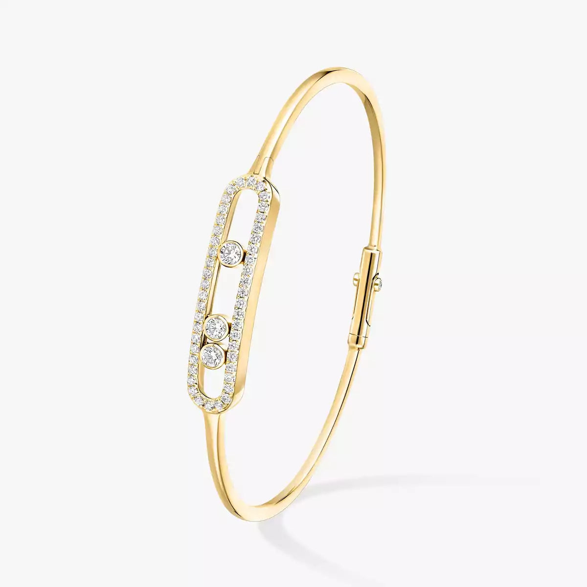 [AuraEcho]Move Pavé Diamond Bangle Bracelet M