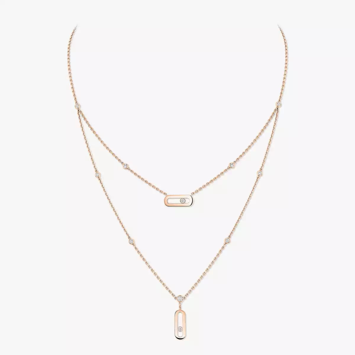 [AuraEcho] Move Uno Diamond Necklace