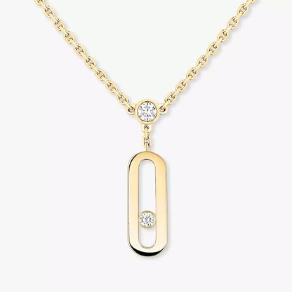 [AuraEcho] Move Uno Diamond Necklace