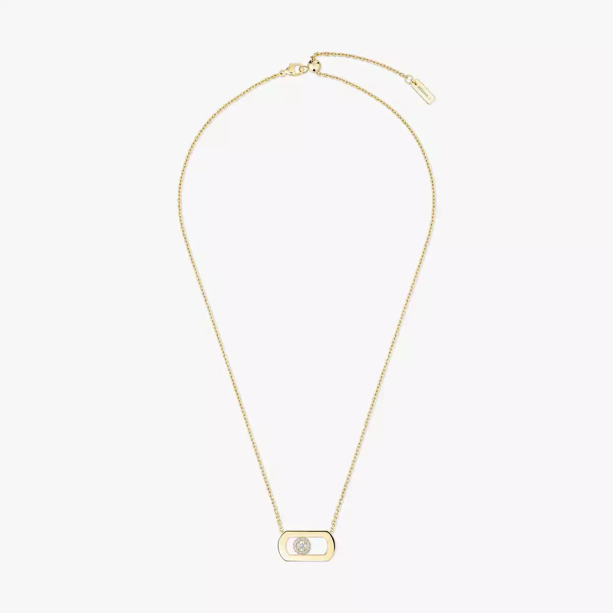 [AuraEcho]So Move Diamond Necklace in Gold