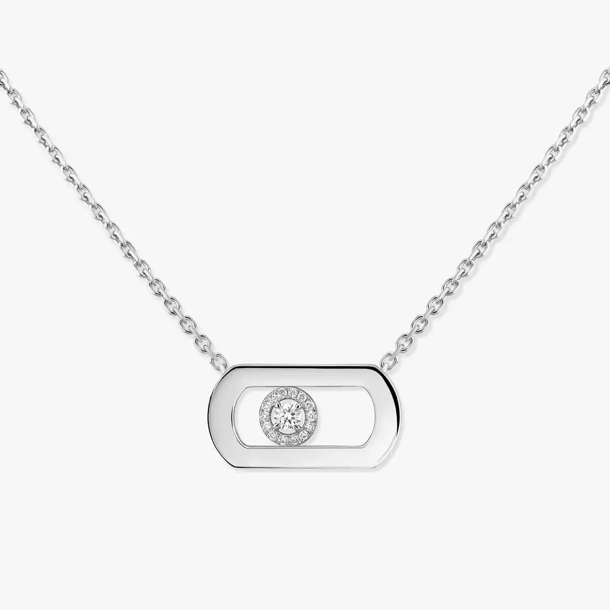 [AuraEcho]So Move Diamond Necklace in Gold