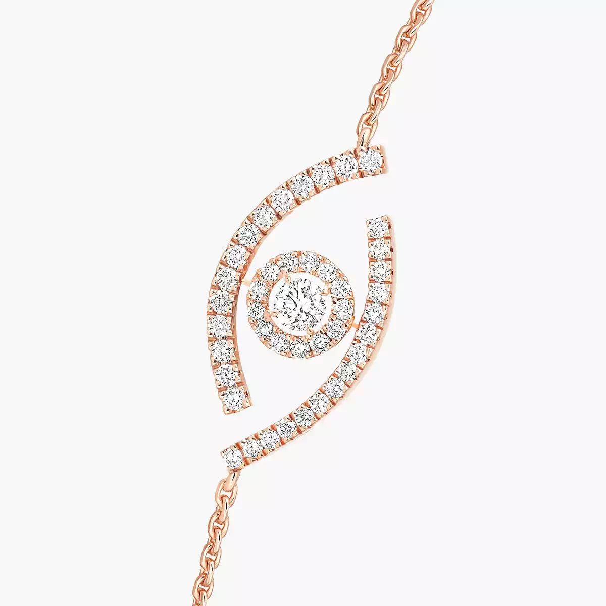 [AuraEcho]Lucky Eye Pave-Set Diamond Bracelet