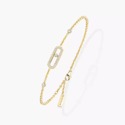 [AuraEcho]Move Uno Diamond Bracelet
