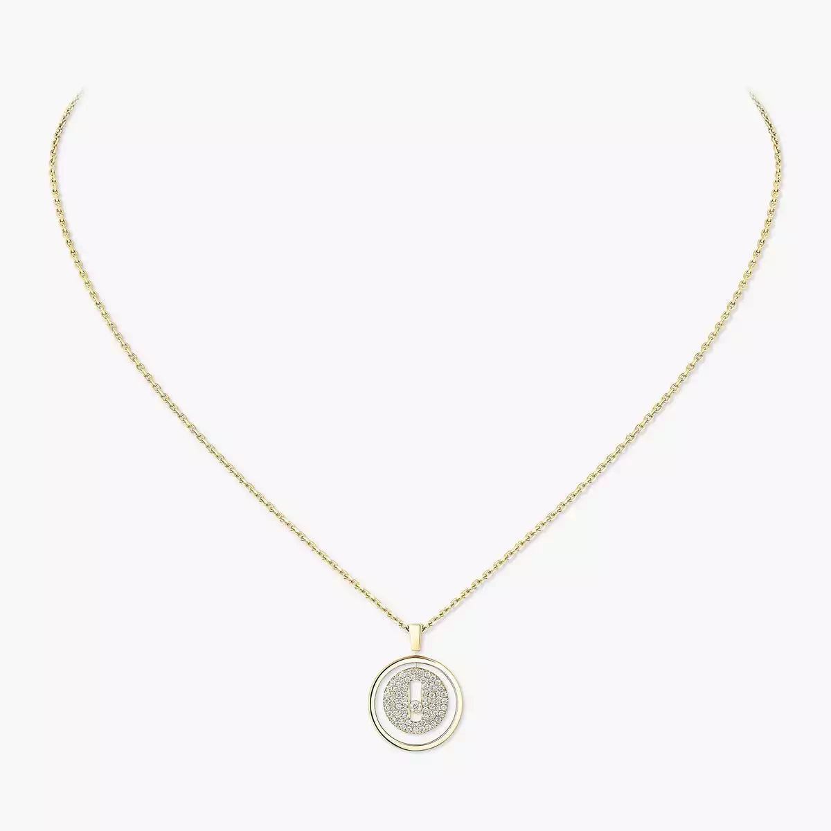 [AuraEcho] Lucky Move Diamond Necklace