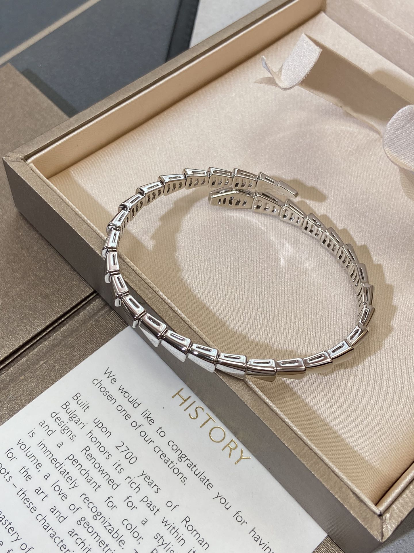 [AuraEcho]SERPENTI VIPER SILVER BRACELET
